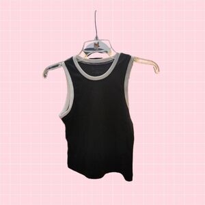 No Boundaries 🐈‍⬛ Black and White Tank Top